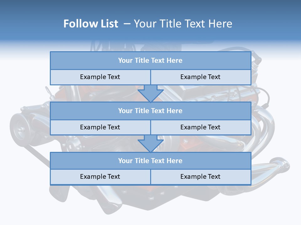 V8 Engine PowerPoint Template