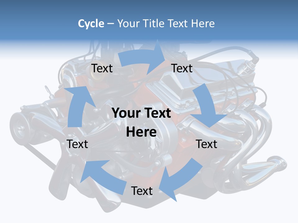 V8 Engine PowerPoint Template