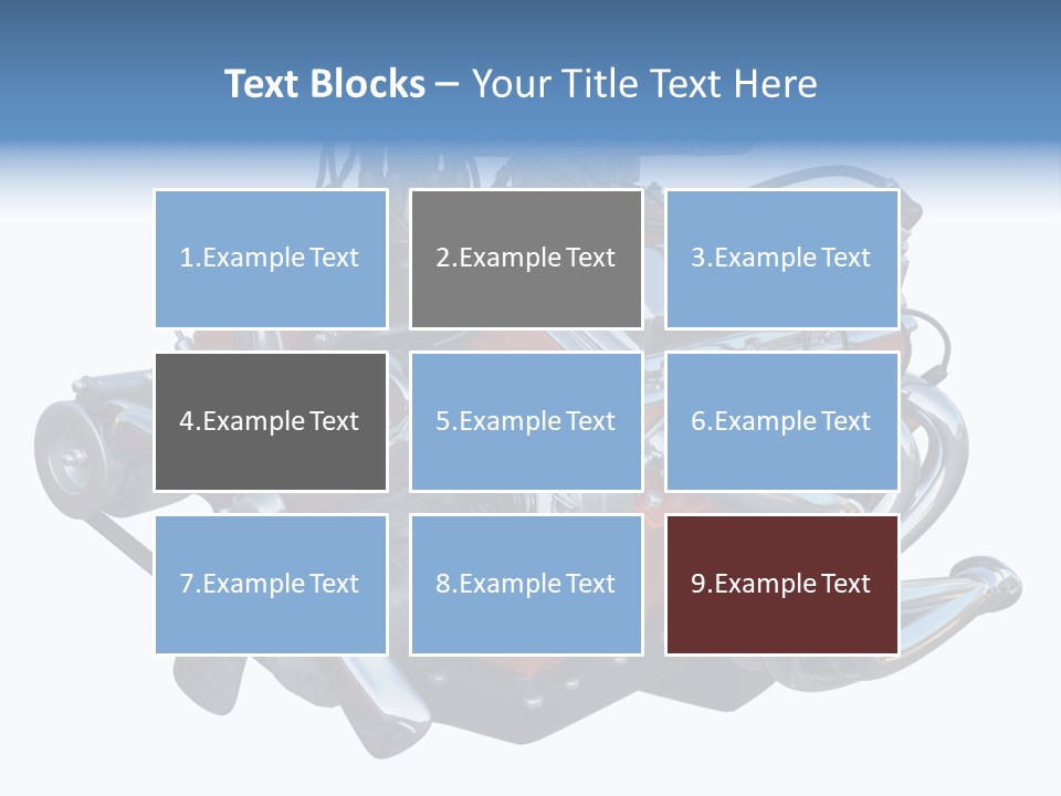V8 Engine PowerPoint Template