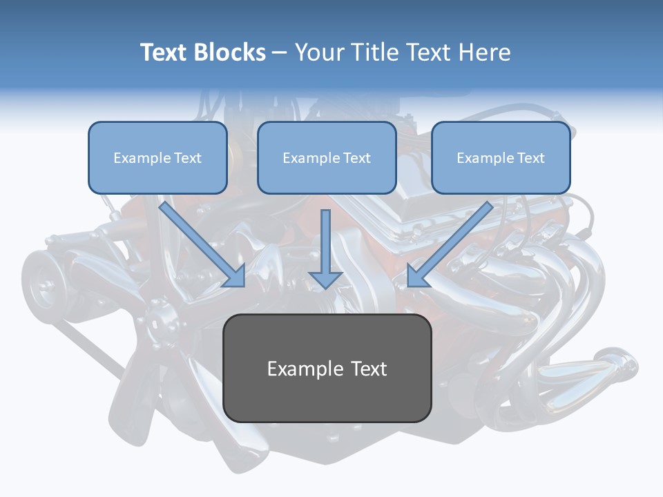 V8 Engine PowerPoint Template