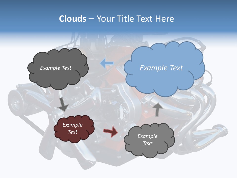 V8 Engine PowerPoint Template