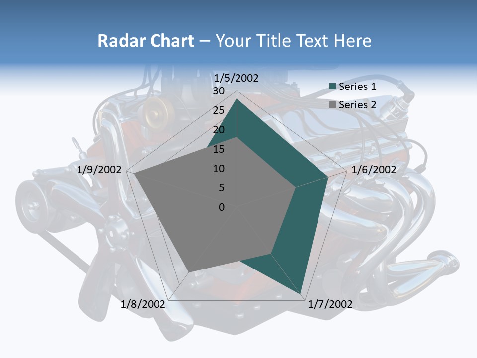V8 Engine PowerPoint Template