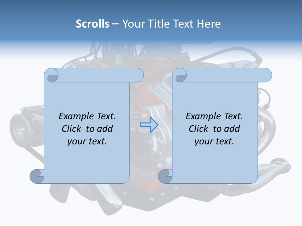 V8 Engine PowerPoint Template