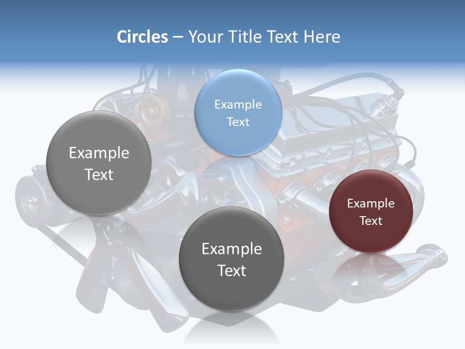 V8 Engine PowerPoint Template