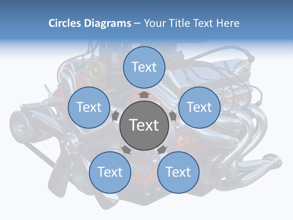 V8 Engine PowerPoint Template