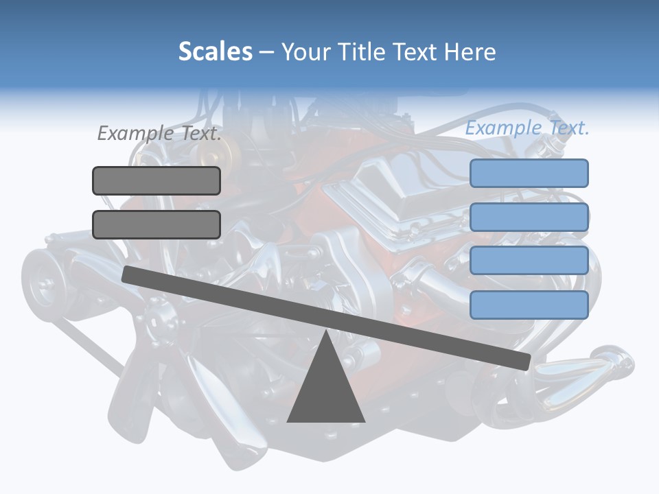 V8 Engine PowerPoint Template
