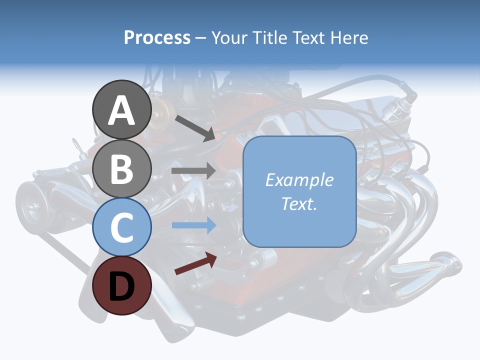 V8 Engine PowerPoint Template