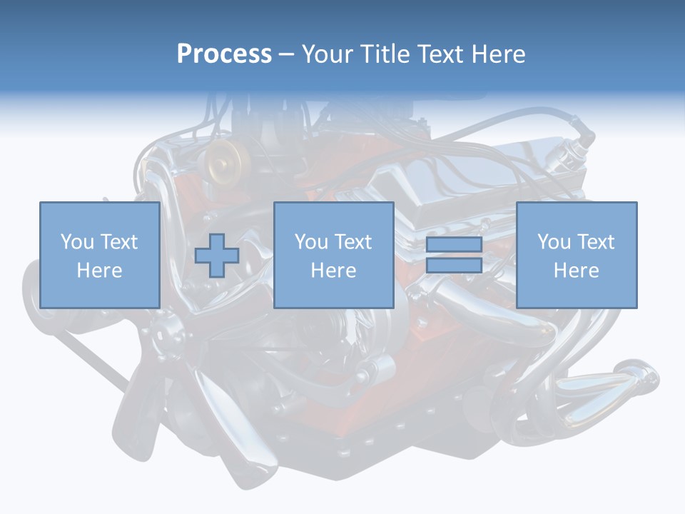 V8 Engine PowerPoint Template