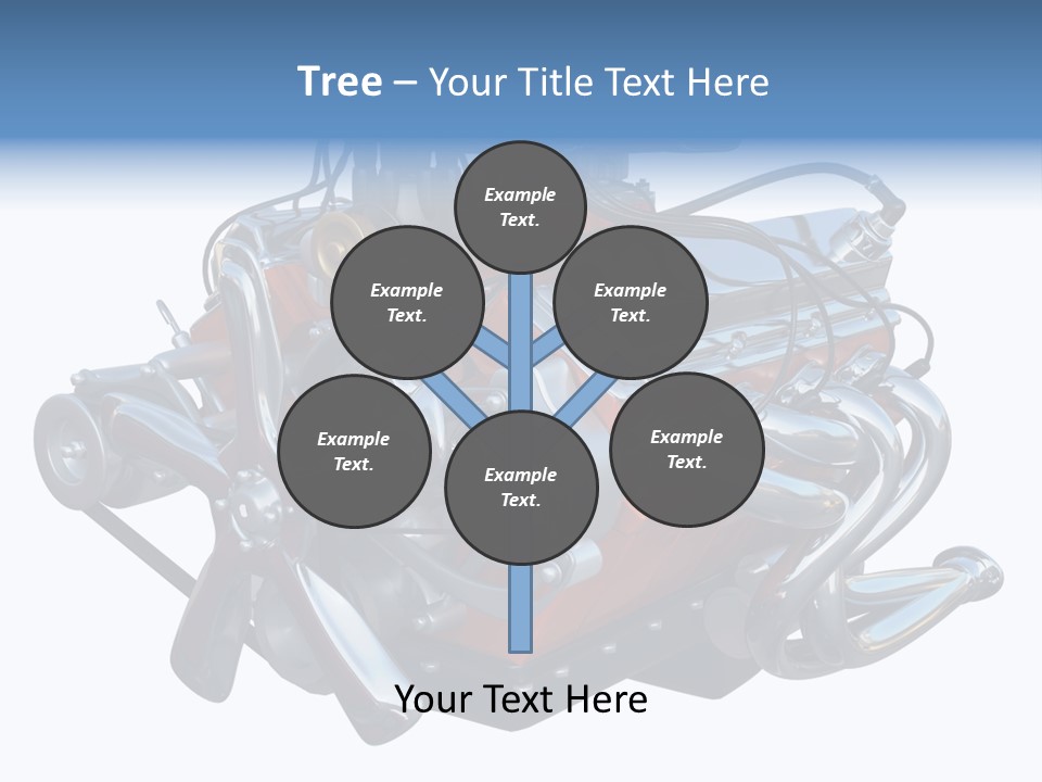 V8 Engine PowerPoint Template