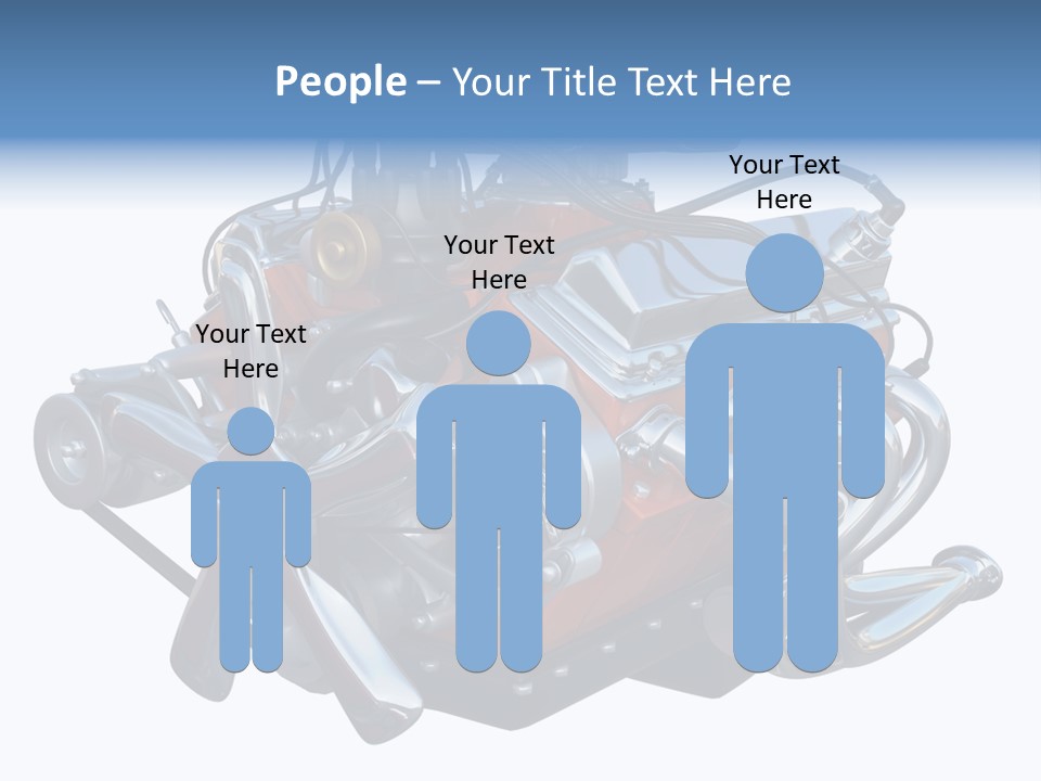 V8 Engine PowerPoint Template