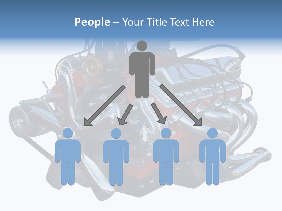 V8 Engine PowerPoint Template