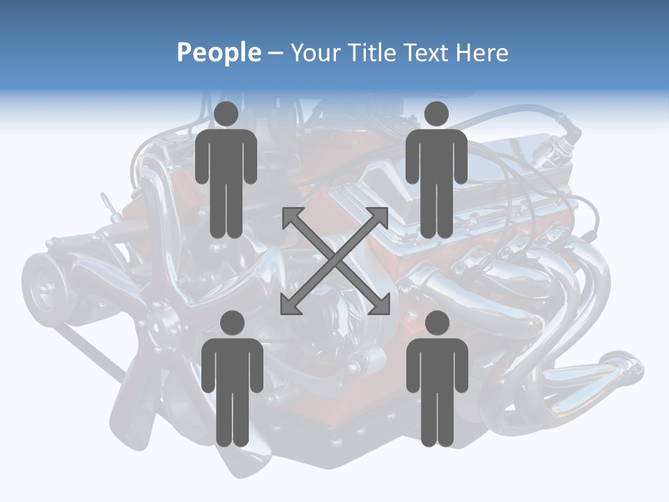 V8 Engine PowerPoint Template