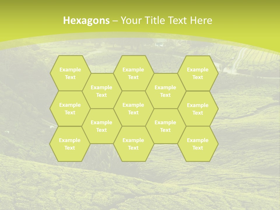 Terrace Green Scenery PowerPoint Template