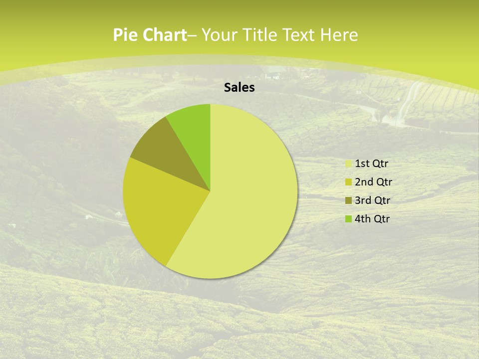 Terrace Green Scenery PowerPoint Template
