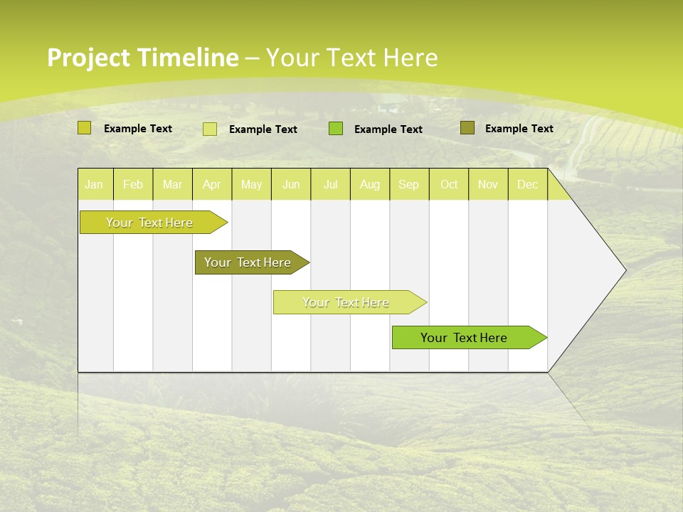 Terrace Green Scenery PowerPoint Template