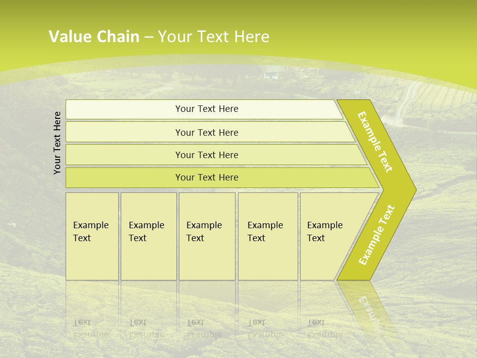 Terrace Green Scenery PowerPoint Template