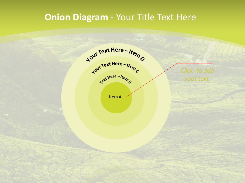 Terrace Green Scenery PowerPoint Template