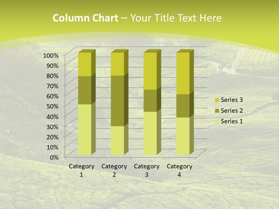 Terrace Green Scenery PowerPoint Template