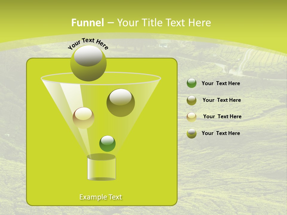 Terrace Green Scenery PowerPoint Template