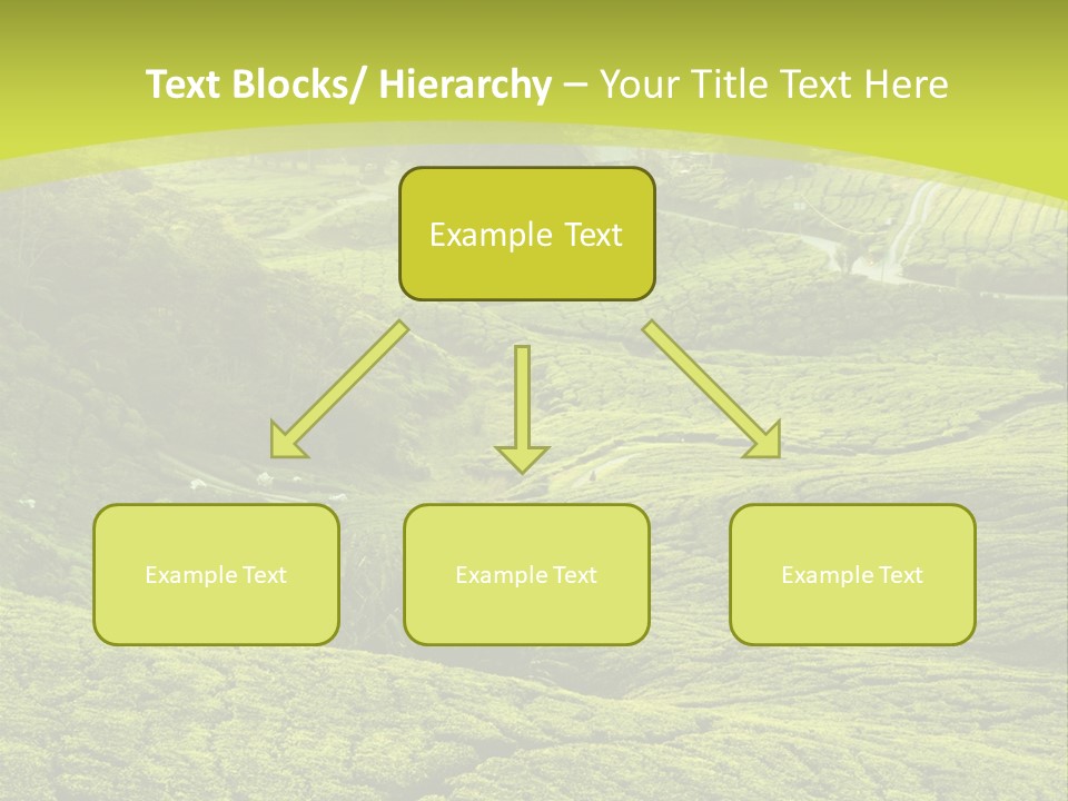 Terrace Green Scenery PowerPoint Template