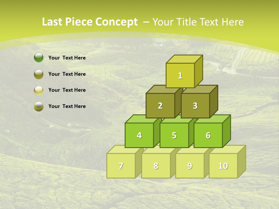 Terrace Green Scenery PowerPoint Template
