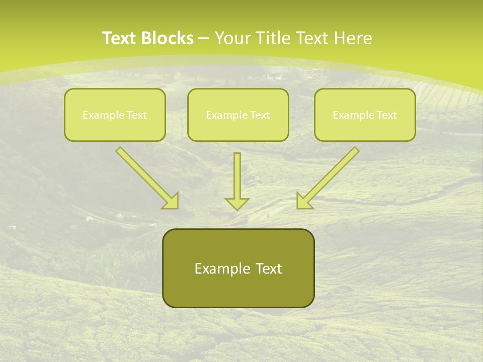 Terrace Green Scenery PowerPoint Template
