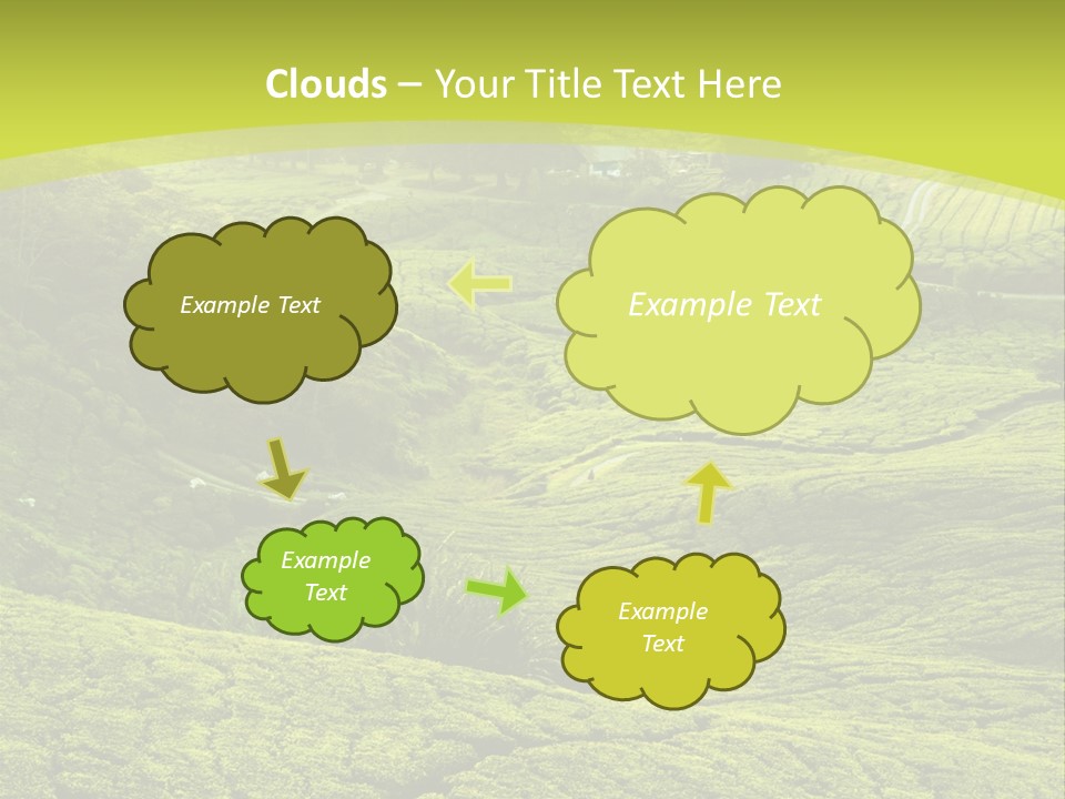 Terrace Green Scenery PowerPoint Template
