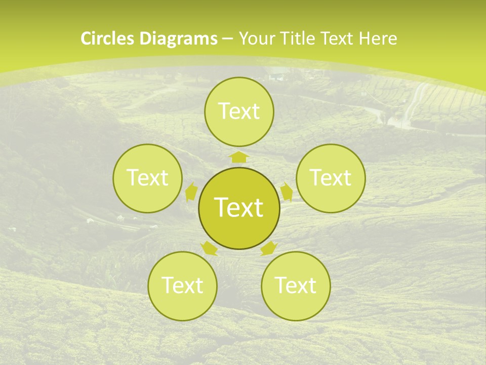 Terrace Green Scenery PowerPoint Template