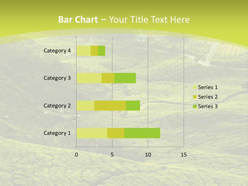 Terrace Green Scenery PowerPoint Template
