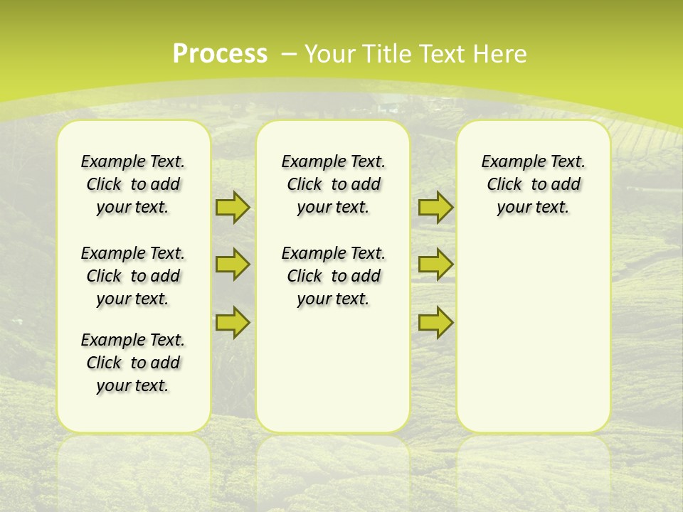 Terrace Green Scenery PowerPoint Template