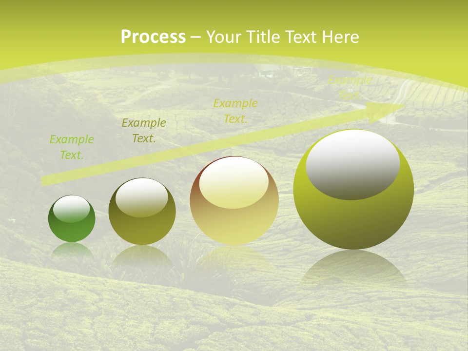 Terrace Green Scenery PowerPoint Template
