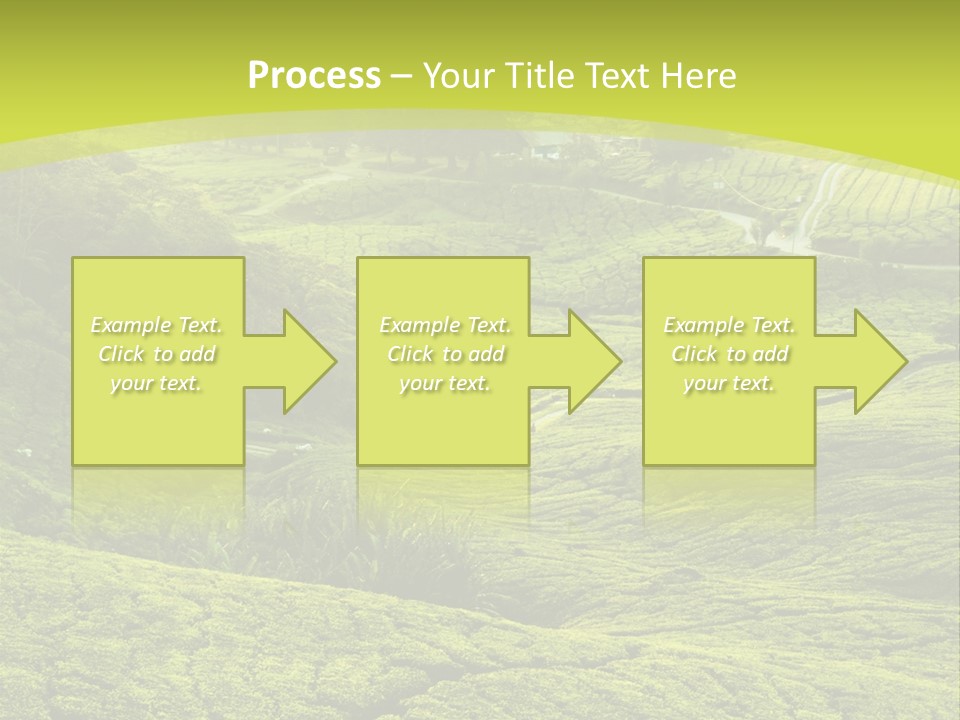 Terrace Green Scenery PowerPoint Template
