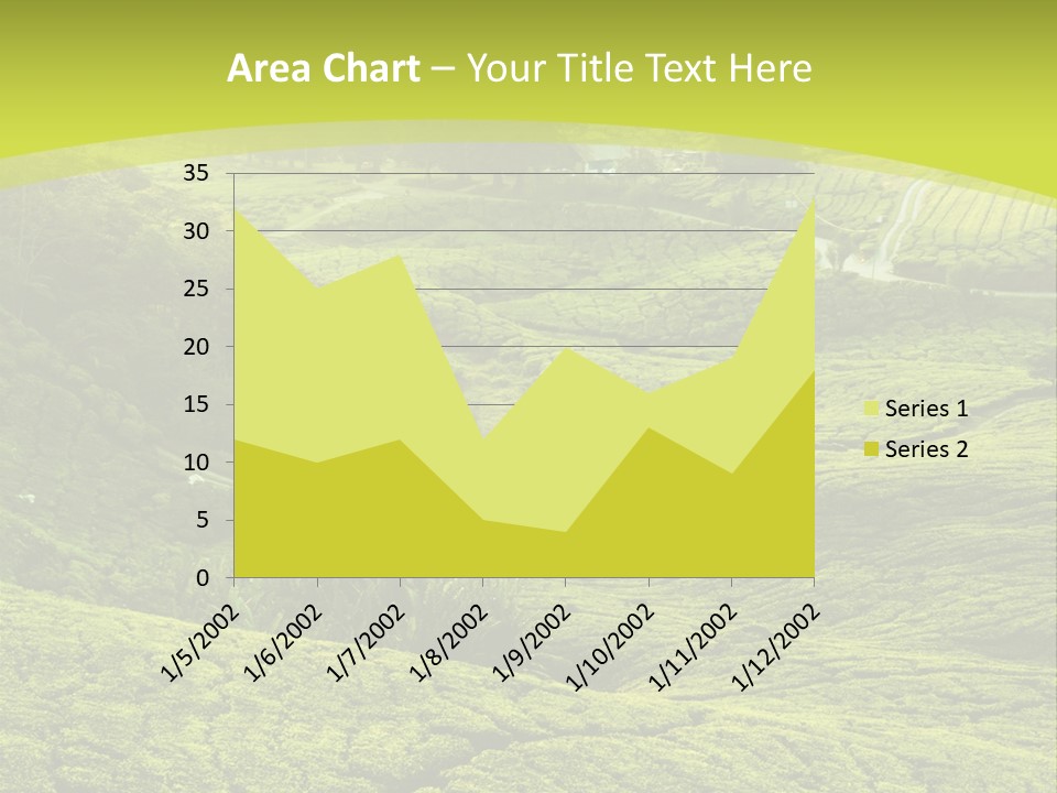 Terrace Green Scenery PowerPoint Template