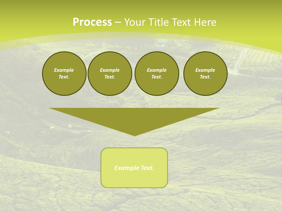 Terrace Green Scenery PowerPoint Template