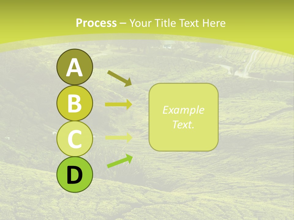 Terrace Green Scenery PowerPoint Template