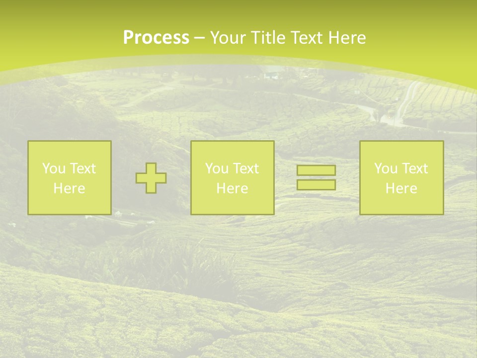 Terrace Green Scenery PowerPoint Template