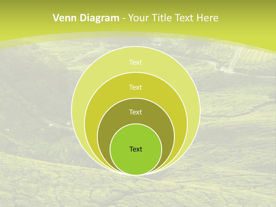 Terrace Green Scenery PowerPoint Template