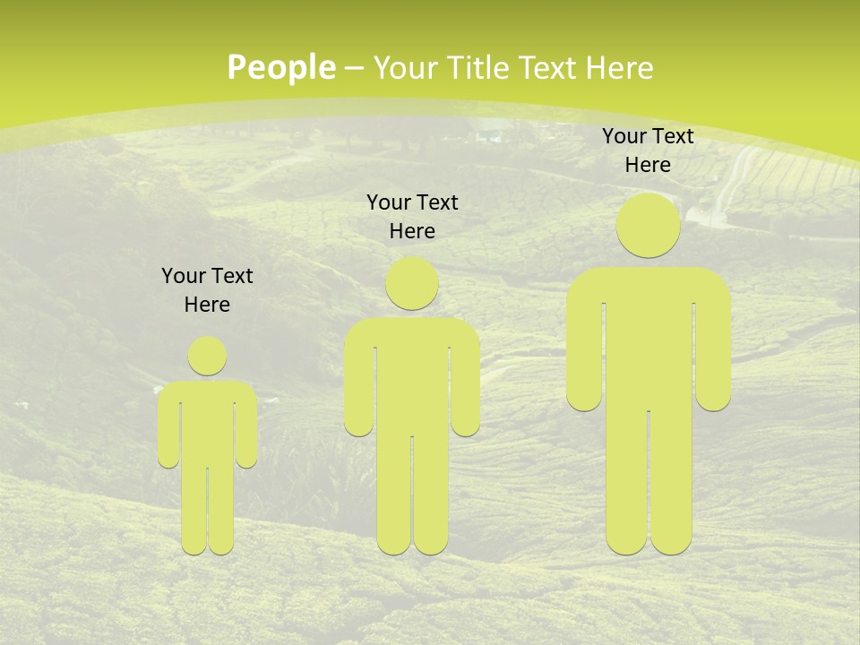 Terrace Green Scenery PowerPoint Template