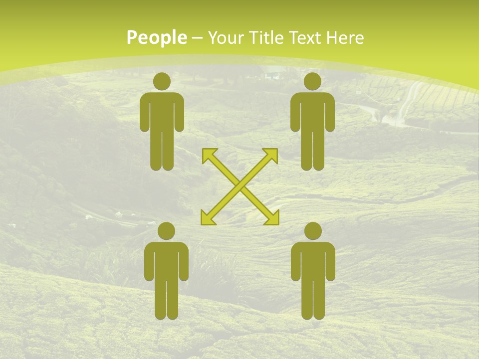 Terrace Green Scenery PowerPoint Template