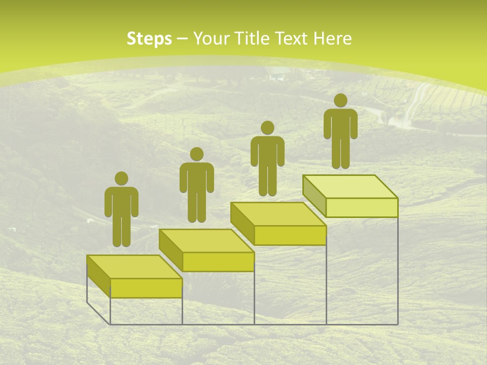 Terrace Green Scenery PowerPoint Template