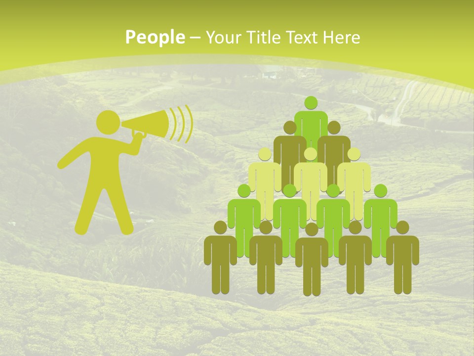 Terrace Green Scenery PowerPoint Template