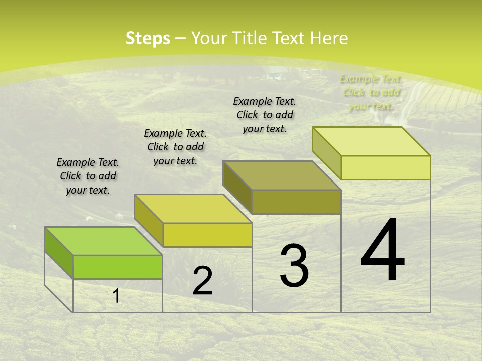 Terrace Green Scenery PowerPoint Template