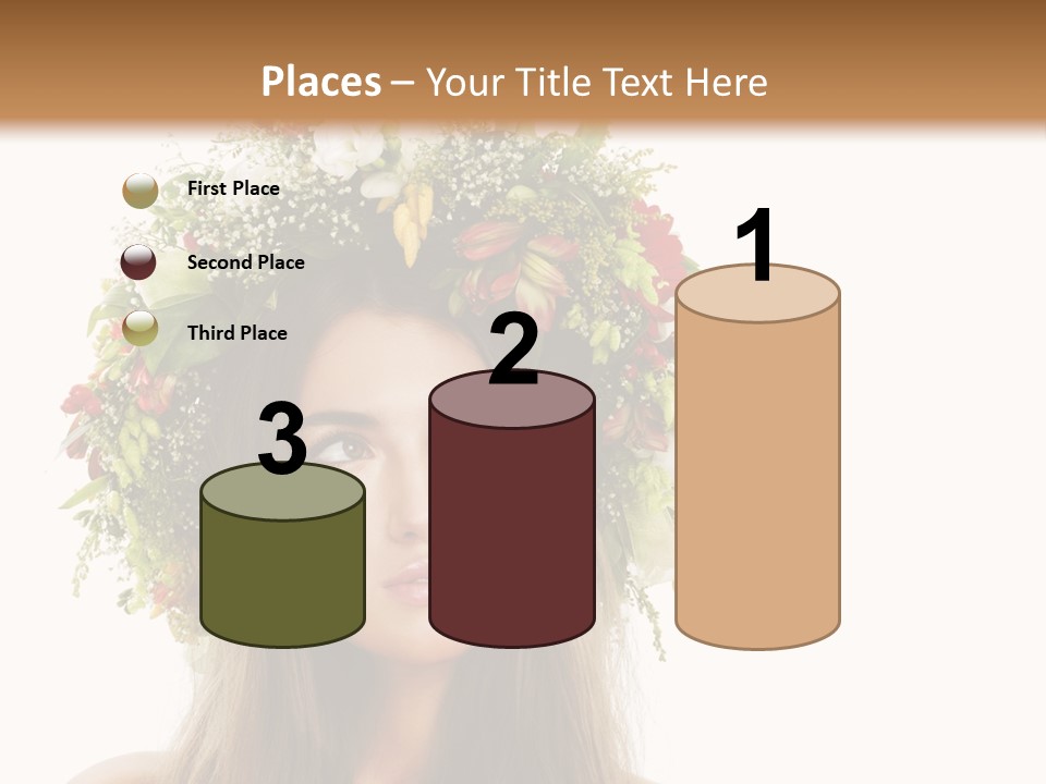 Flower Woman PowerPoint Template