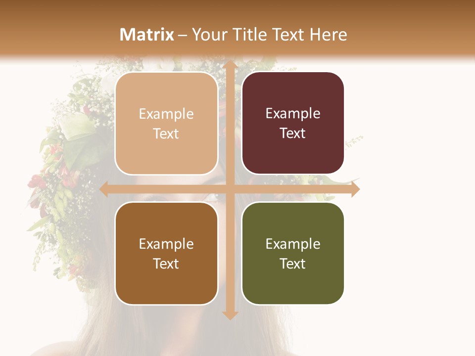 Flower Woman PowerPoint Template