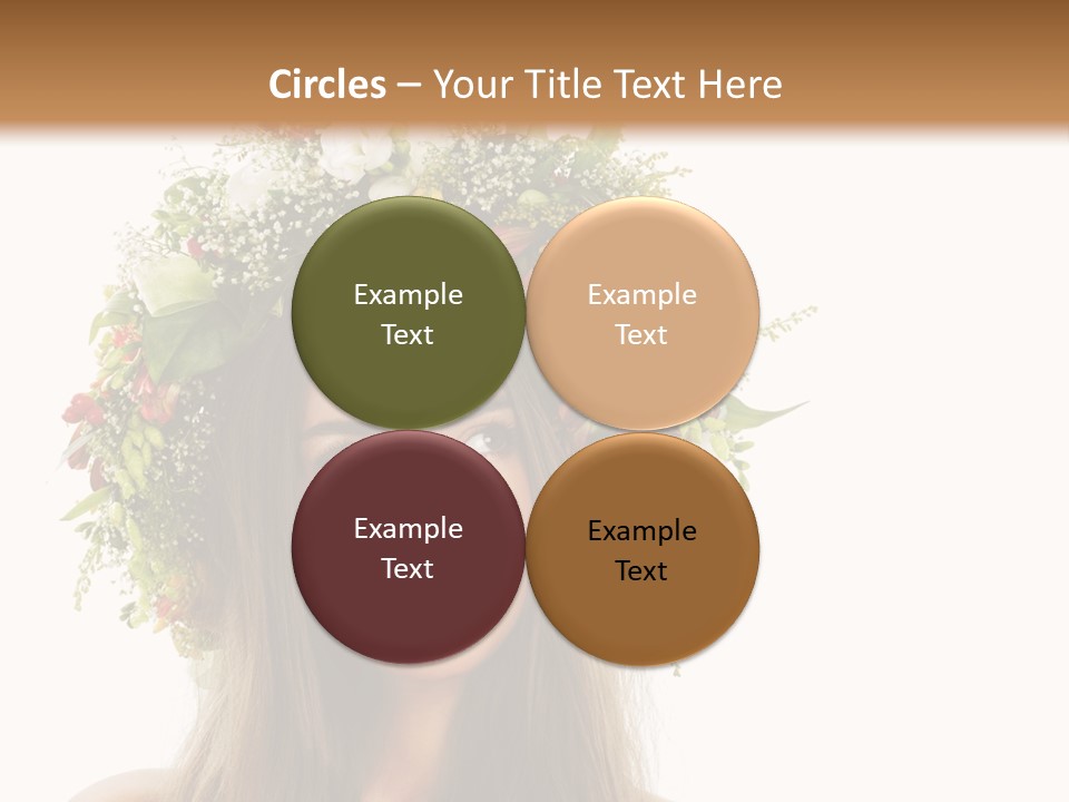 Flower Woman PowerPoint Template