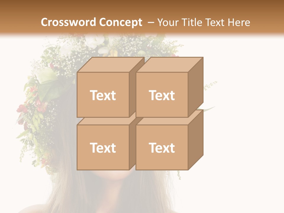 Flower Woman PowerPoint Template