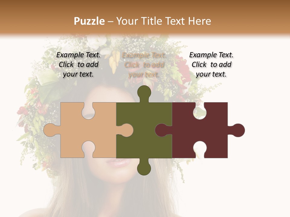 Flower Woman PowerPoint Template