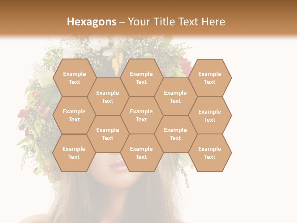 Flower Woman PowerPoint Template