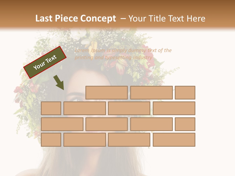 Flower Woman PowerPoint Template