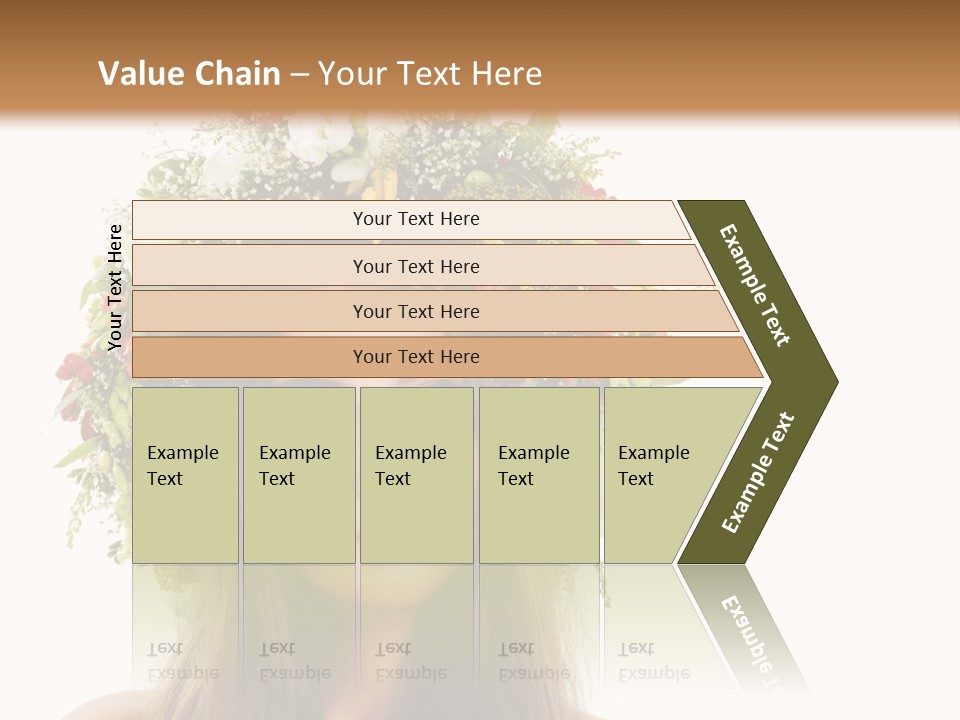 Flower Woman PowerPoint Template